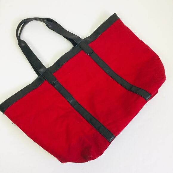 Victoria's Secret Red Tote with Black Trim - Picture 5 of 9